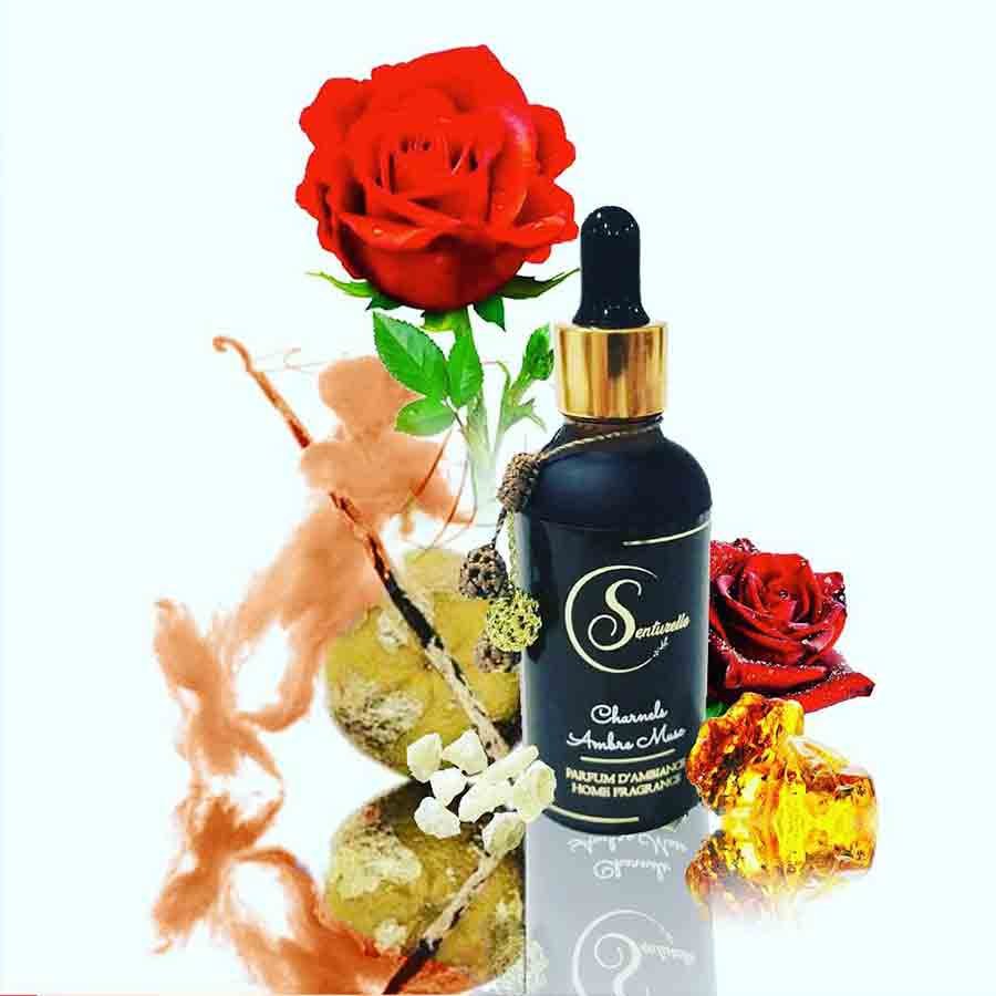 Parfum d’ambiance – Ambre musc charnel